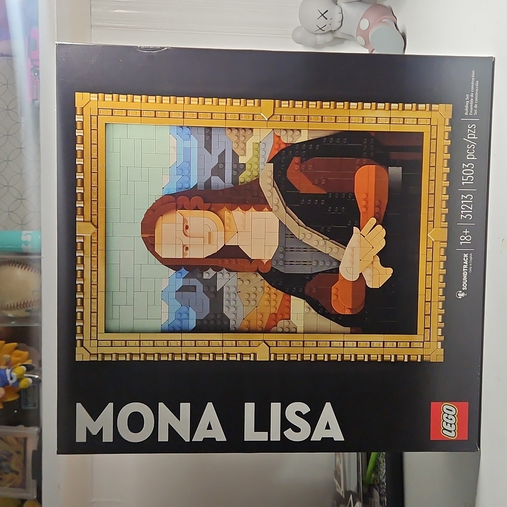 LEGO Monalisa La Joconde Art Set - Black, Gold, and Red